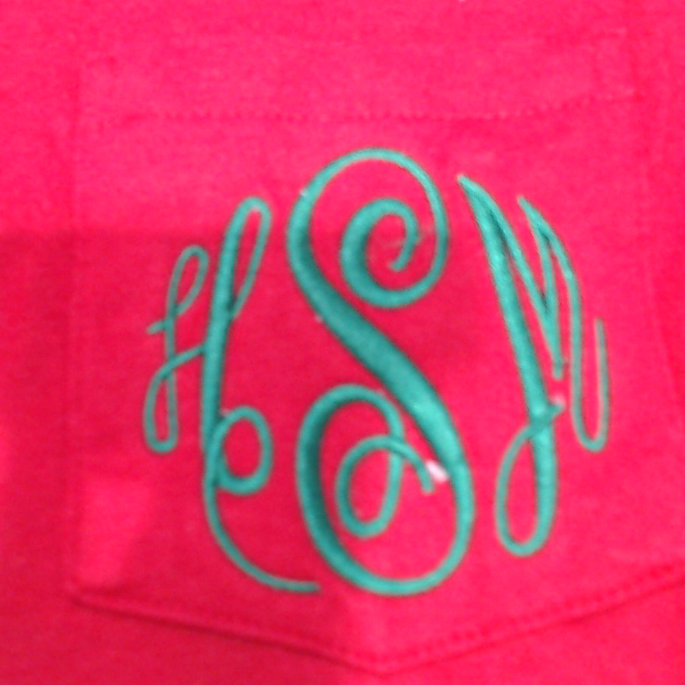 BLOOPER CLOTHING: Monogrammed Christmas T-Shirt