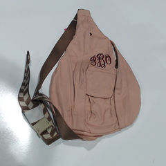 BLOOPER BAG: Monogrammed Sling Pack