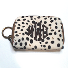 BLOOPER ACCESSORY: Monogrammed Keychain Wallet