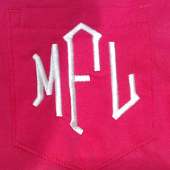 BLOOPER CLOTHING: Monogrammed Short Sleeve Shirt