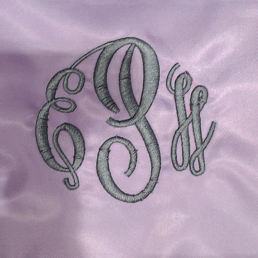 BLOOPER BAG: Monogrammed Double Layer Makeup Bag