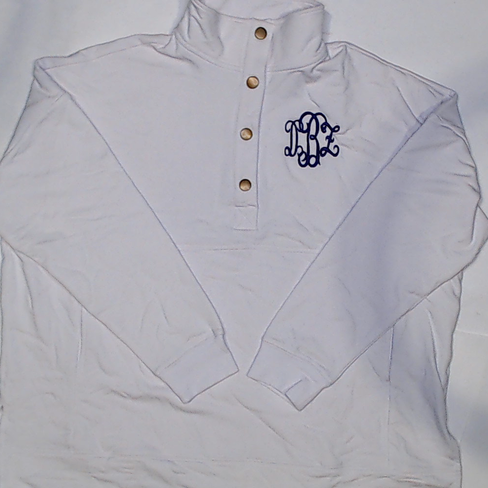BLOOPER CLOTHING: Monogrammed Pullover