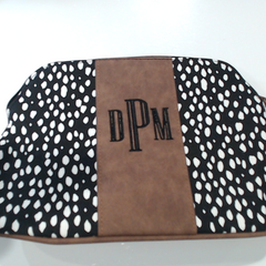 BLOOPER ACCESSORY: Monogrammed Dottie Cosmetic Case
