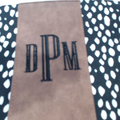 BLOOPER ACCESSORY: Monogrammed Dottie Cosmetic Case