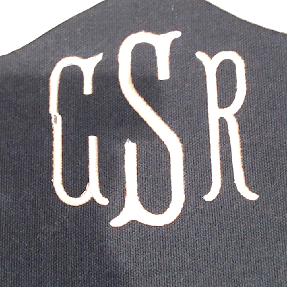 BLOOPER BAG: Monogrammed Wavy Top Weekender
