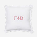 Gamma Phi Beta Pillow Sham | Monogrammed Sorority Pillow