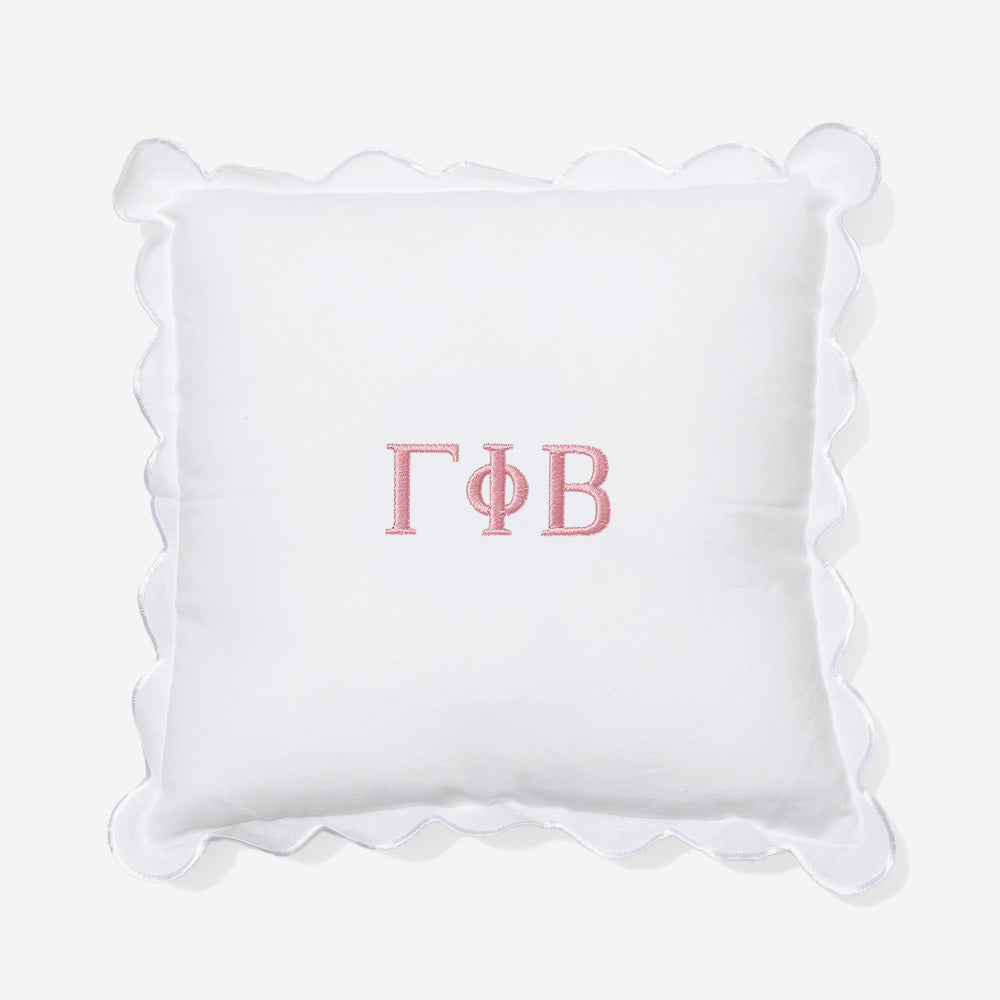 Gamma Phi Beta Pillow Sham | Monogrammed Sorority Pillow