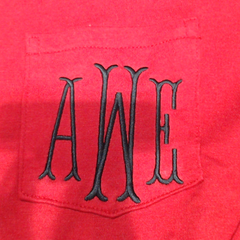 BLOOPER CLOTHING: Monogrammed Long Sleeve Shirt
