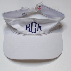 BLOOPER ACCESSORY: Monogrammed Visor