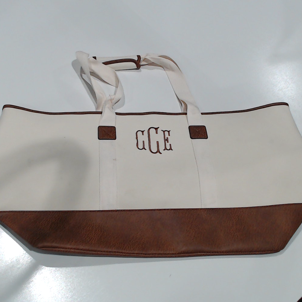 BLOOPER BAG: Monogrammed Extra Large Tote Bag