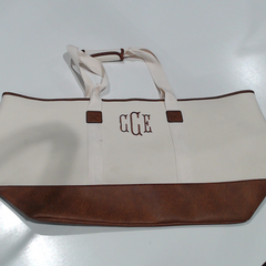 BLOOPER BAG: Monogrammed Extra Large Tote Bag