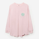 Monogrammed Long Sleeve Shirt | Blush