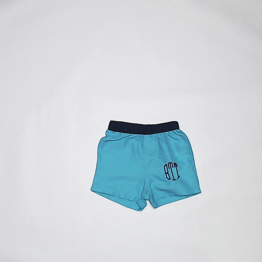 BLOOPER KIDS: Monogrammed Boys Swim Trunks