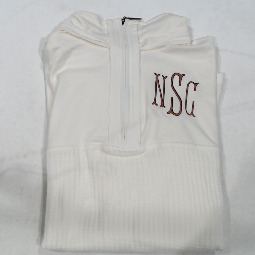 BLOOPER CLOTHING: Monogrammed Waffle Knit Pullover