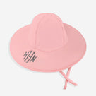 Monogrammed Baby Sun Hat | Pink