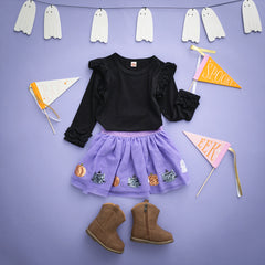 ghost tutu skirt flatlay