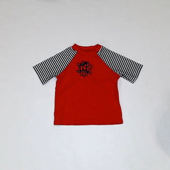 BLOOPER KIDS: Monogrammed Toddler Rash Guard