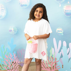 girls scalloped cover up on aubri