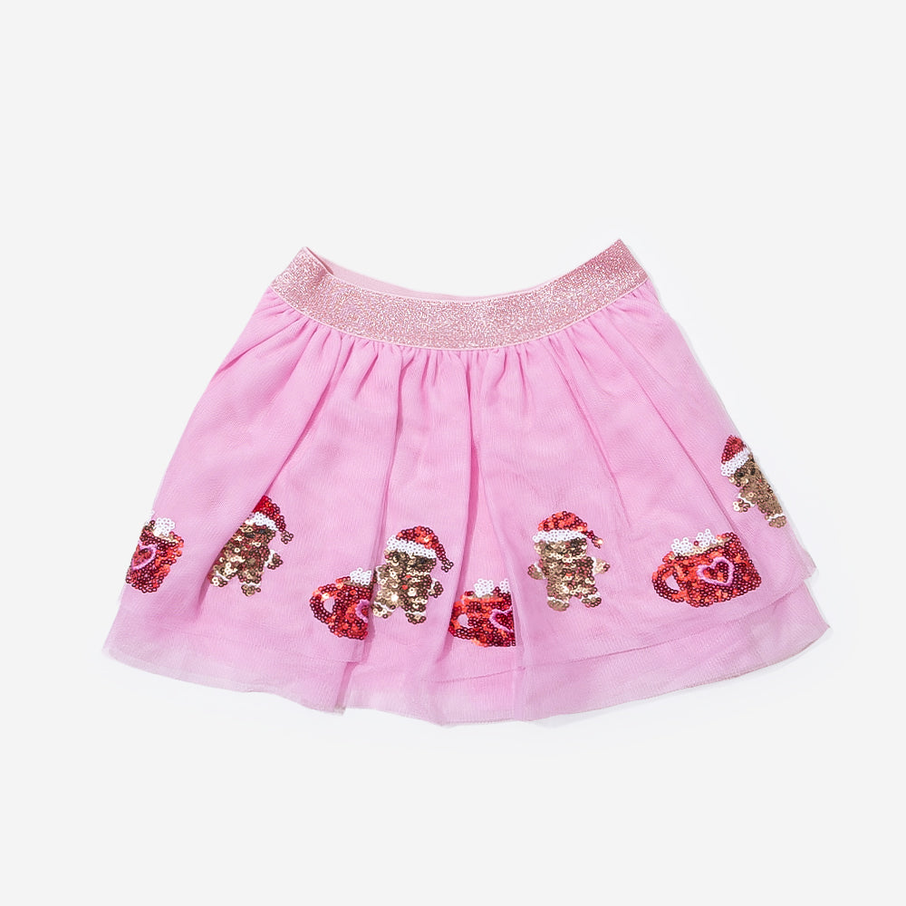 girls tutu skirt in gingerbread 