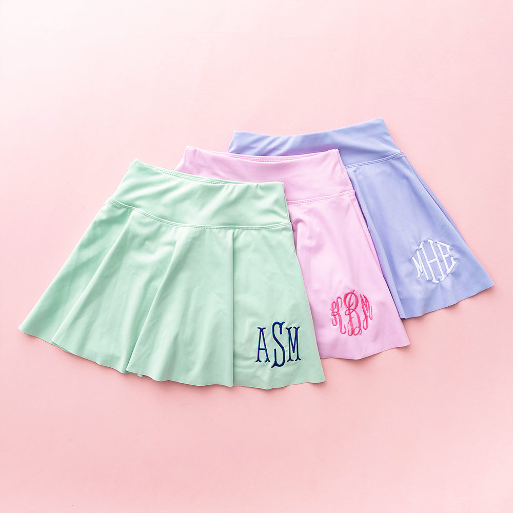 Girls twirl skort trio