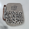 BLOOPER ACCESSORY: Monogrammed Leopard Bible Carrier