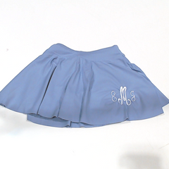BLOOPER KIDS: Monogrammed Girls Twirl Skort
