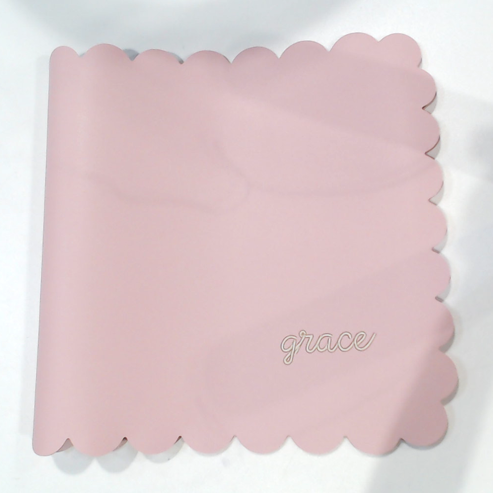 BLOOPER ACCESSORY: Monogrammed Desk Mat