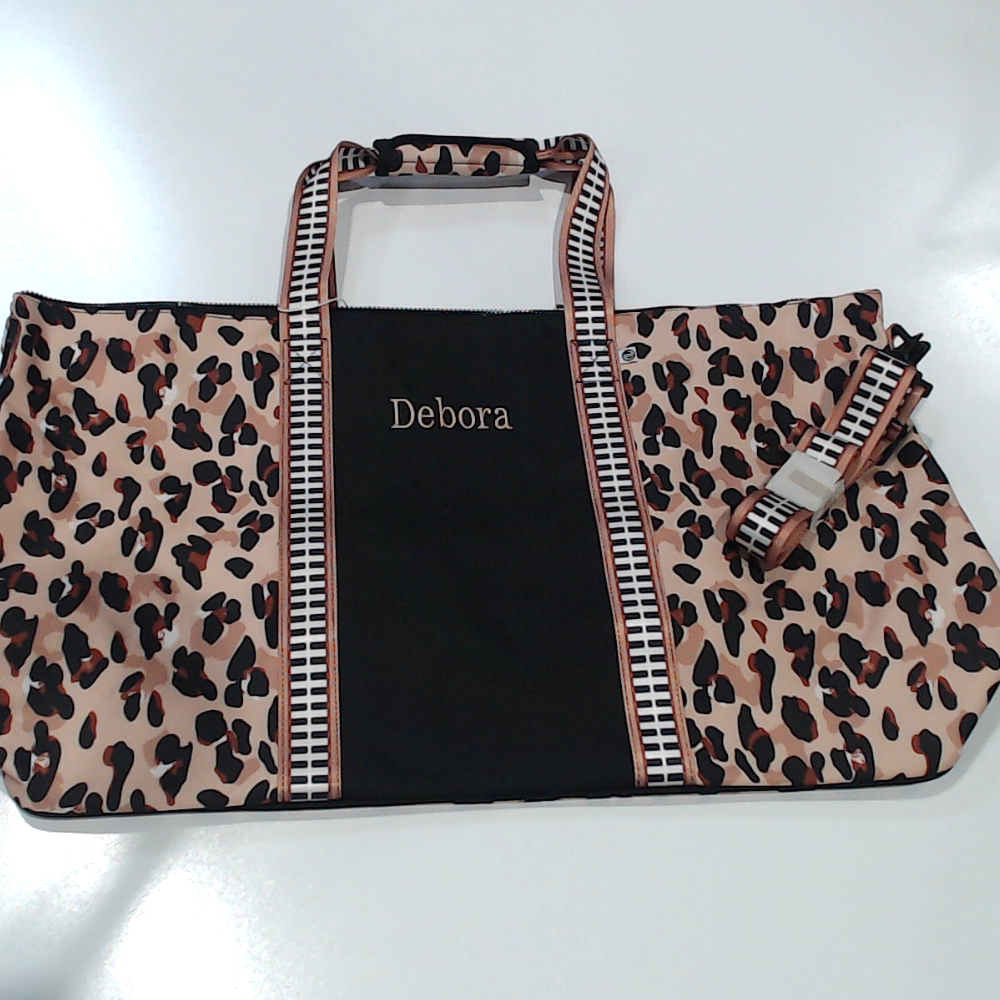 BLOOPER BAG: Monogrammed Weekend Bag
