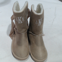 BLOOPER KIDS: Monogrammed Kids Sherpa Tie Booties