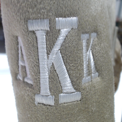 BLOOPER KIDS: Monogrammed Kids Sherpa Tie Booties