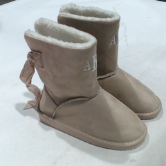 BLOOPER KIDS: Monogrammed Kids Sherpa Tie Booties