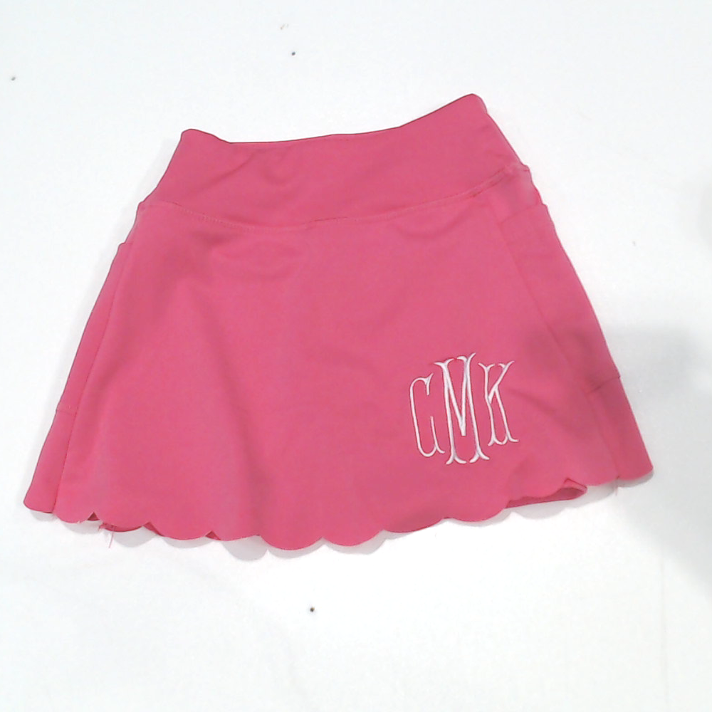BLOOPER KIDS: Monogrammed Girls Skort