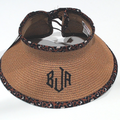 BLOOPER ACCESSORY: Monogrammed Packable Straw Visor
