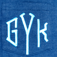 BLOOPER CLOTHING: Monogrammed T-Shirt Dress