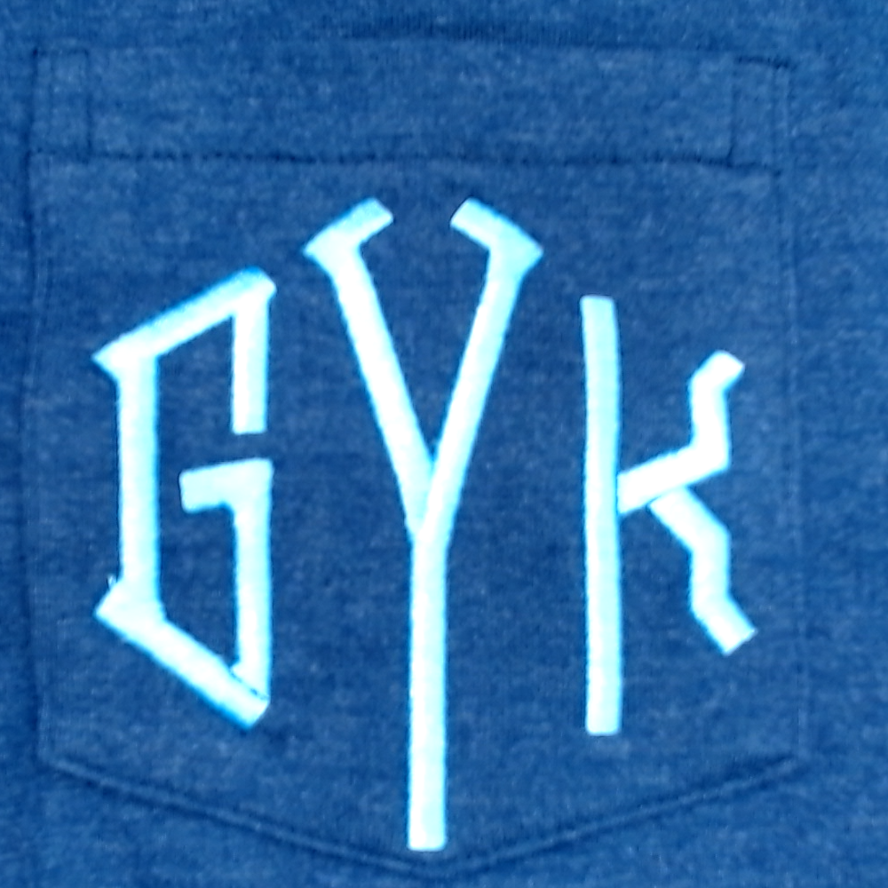 BLOOPER CLOTHING: Monogrammed T-Shirt Dress