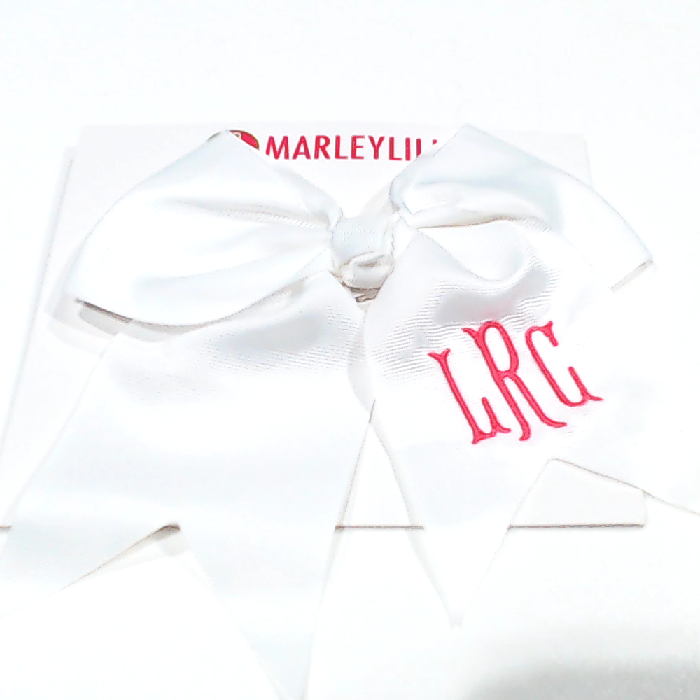 BLOOPER ACCESSORY: Monogrammed Girls Hair Bow