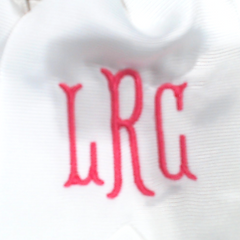 BLOOPER ACCESSORY: Monogrammed Girls Hair Bow