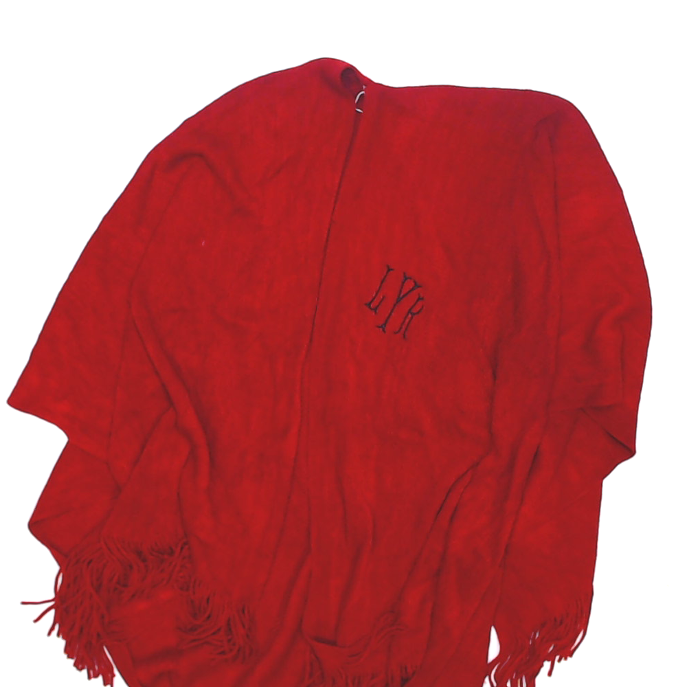BLOOPER CLOTHING: Monogrammed Poncho Wrap