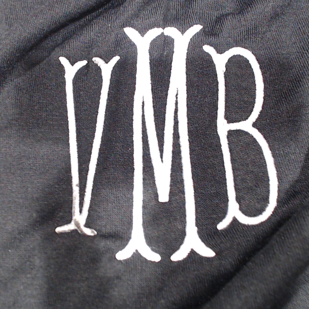 BLOOPER CLOTHING: Monogrammed Peplum Top