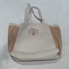 BLOOPER BAG: Monogrammed Seaside Tote