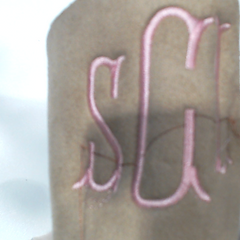 BLOOPER SHOES: Monogrammed Sherpa Tie Booties