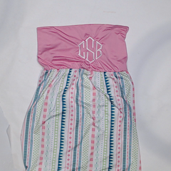 BLOOPER SWIM: Monogrammed Beach Cover Up