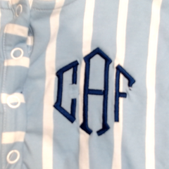 BLOOPER CLOTHING: Monogrammed Ruffle Top