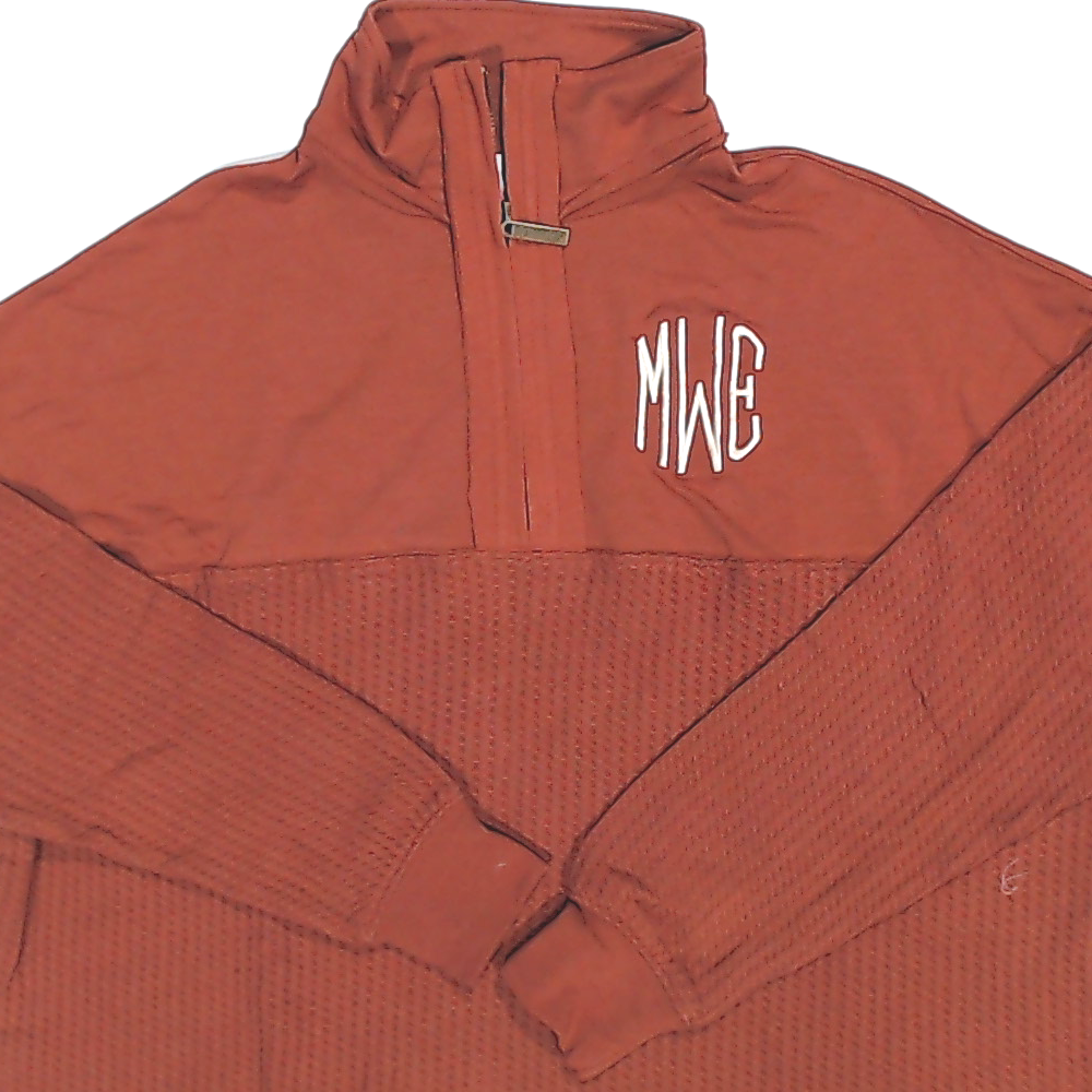 BLOOPER CLOTHING: Monogrammed Waffle Knit Pullover