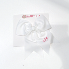 BLOOPER ACCESSORY: Monogrammed Girls Hair Bow