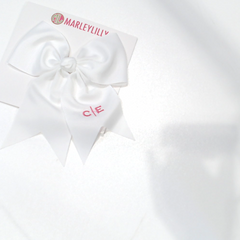 BLOOPER ACCESSORY: Monogrammed Girls Hair Bow
