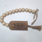 BLOOPER ACCESSORY: Personalized Wood Bead Garland