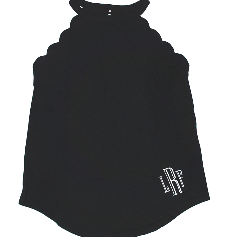 BLOOPER CLOTHING: Monogrammed Scalloped Tank Top