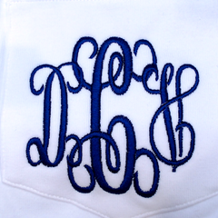 BLOOPER CLOTHING: Monogrammed Scalloped Top