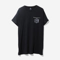 Monogrammed Sleep Tee | Black